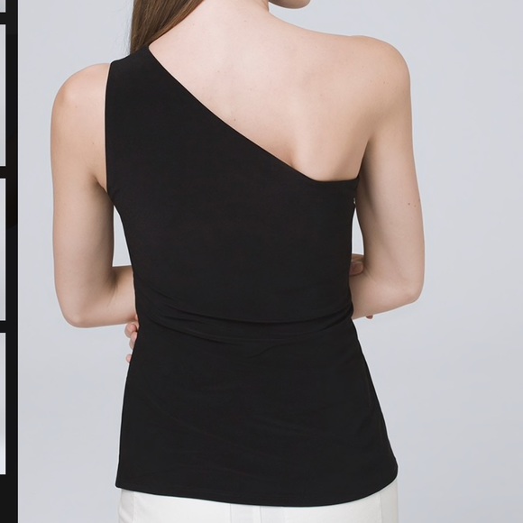 BRAND NEW UNIQUE 1-SHOULDER DESIGN TOP EXCELLENT WHBM QUALITY & COMFORTABLE! - Picture 3 of 6